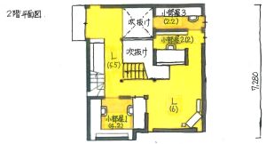 ２階平面図