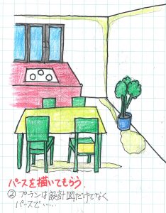 パースを描いてもらう