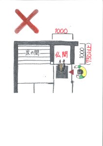 仏間の前に入り口