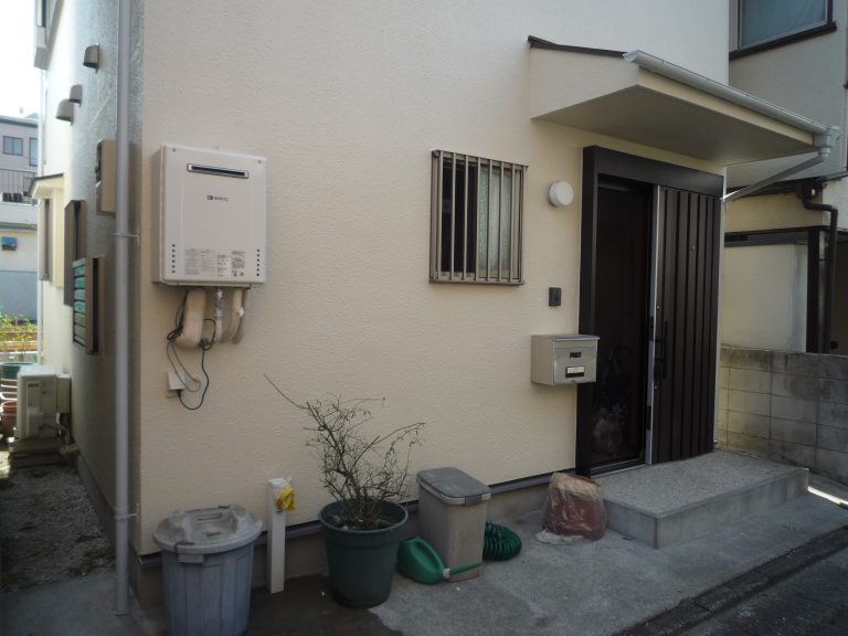 A邸給湯器交換工事