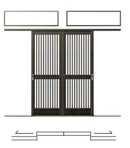 両引き込み戸