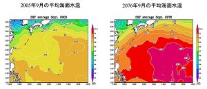 海面水温の変遷