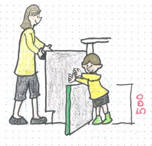 幼児侵入防止柵