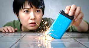 モバイルバッテリー発火リスク